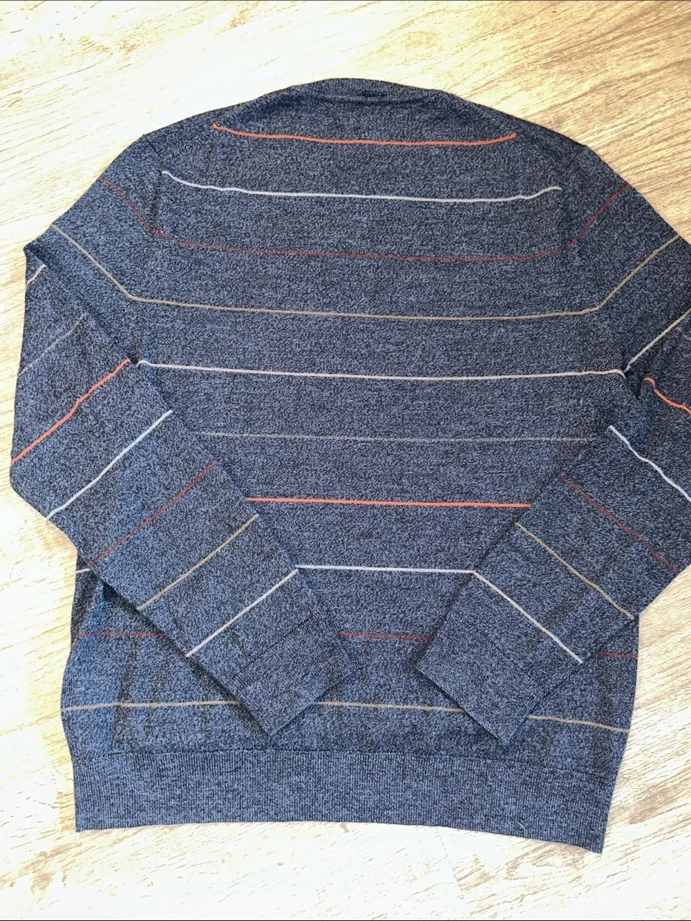 Banana Republic 100% Merino Wool Striped Sweater Men’s Large